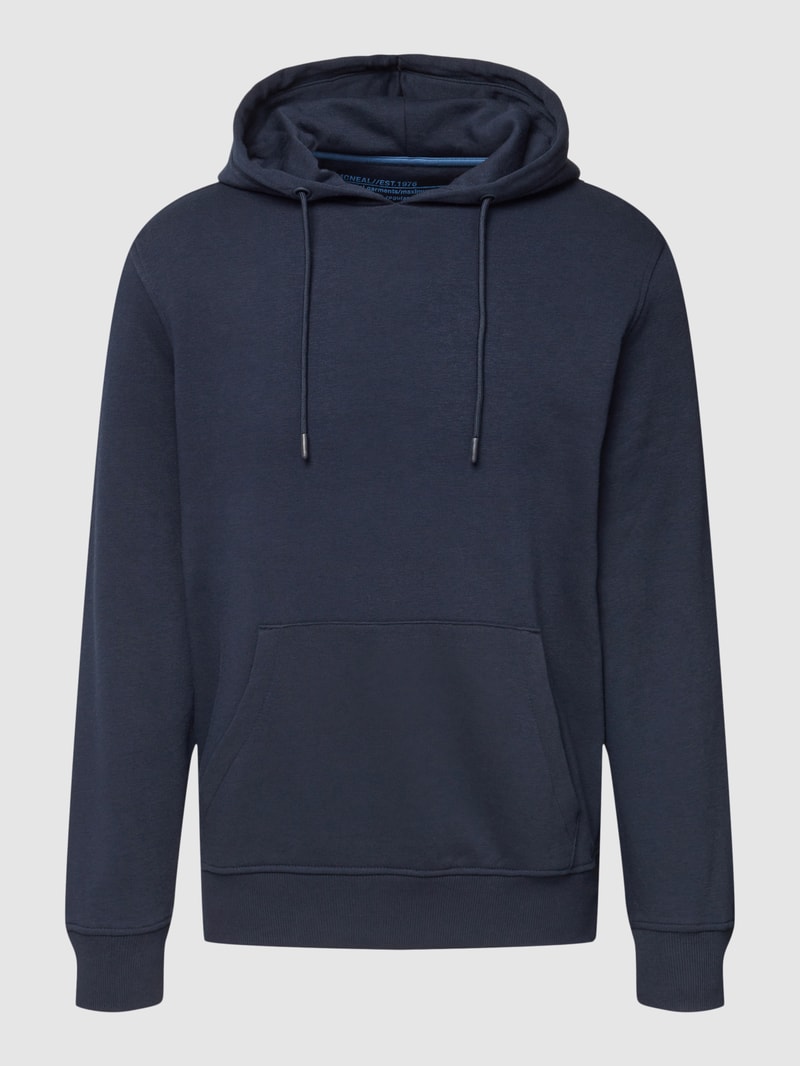 Hoodie mit Känguru-Tasche in dunkelblau