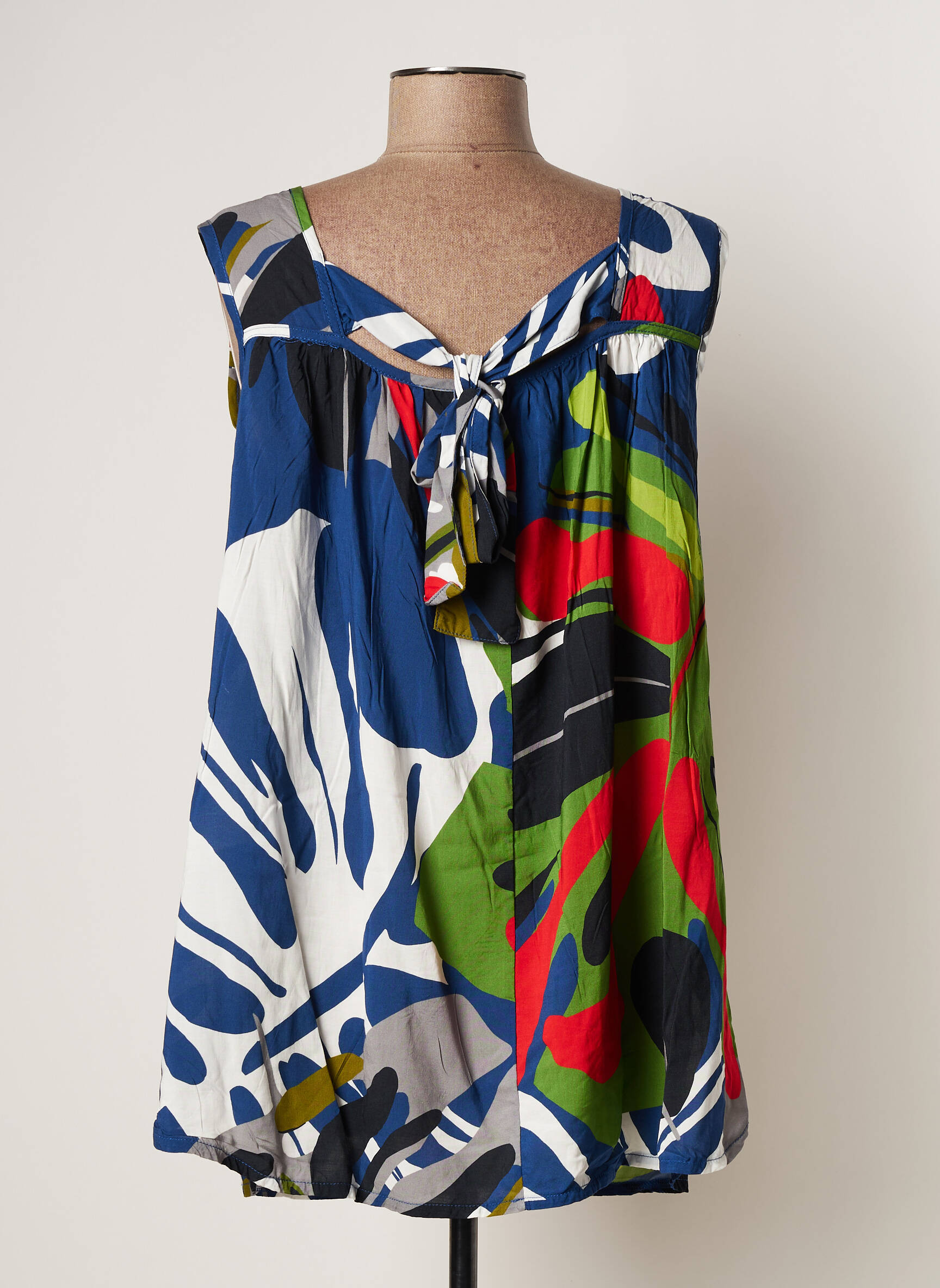 G Oze Tuniquesansmanche Femme couleur bleu