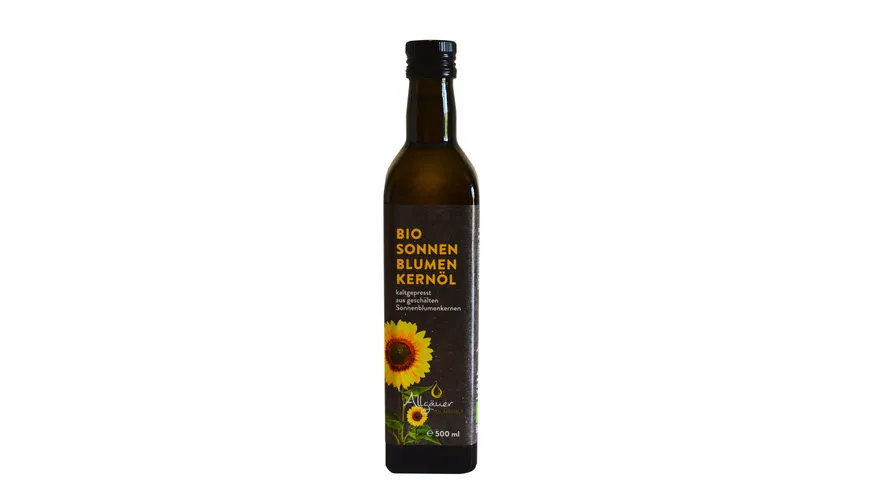 Allgäuer Ölmühle Bioland-Sonnenblumenkernöl 500 ml