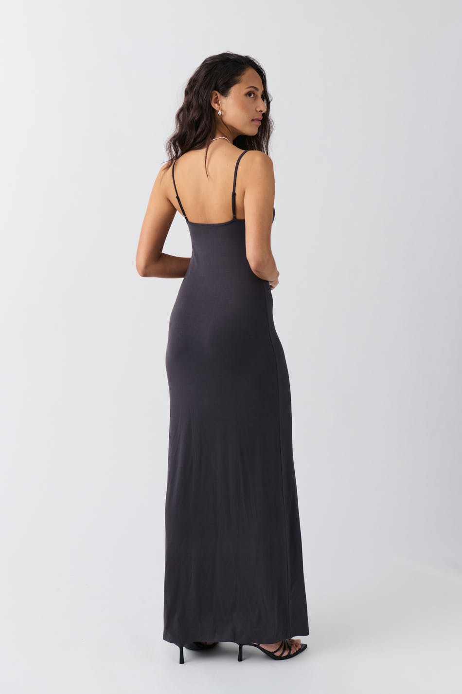 Soft touch tall maxi slip dress