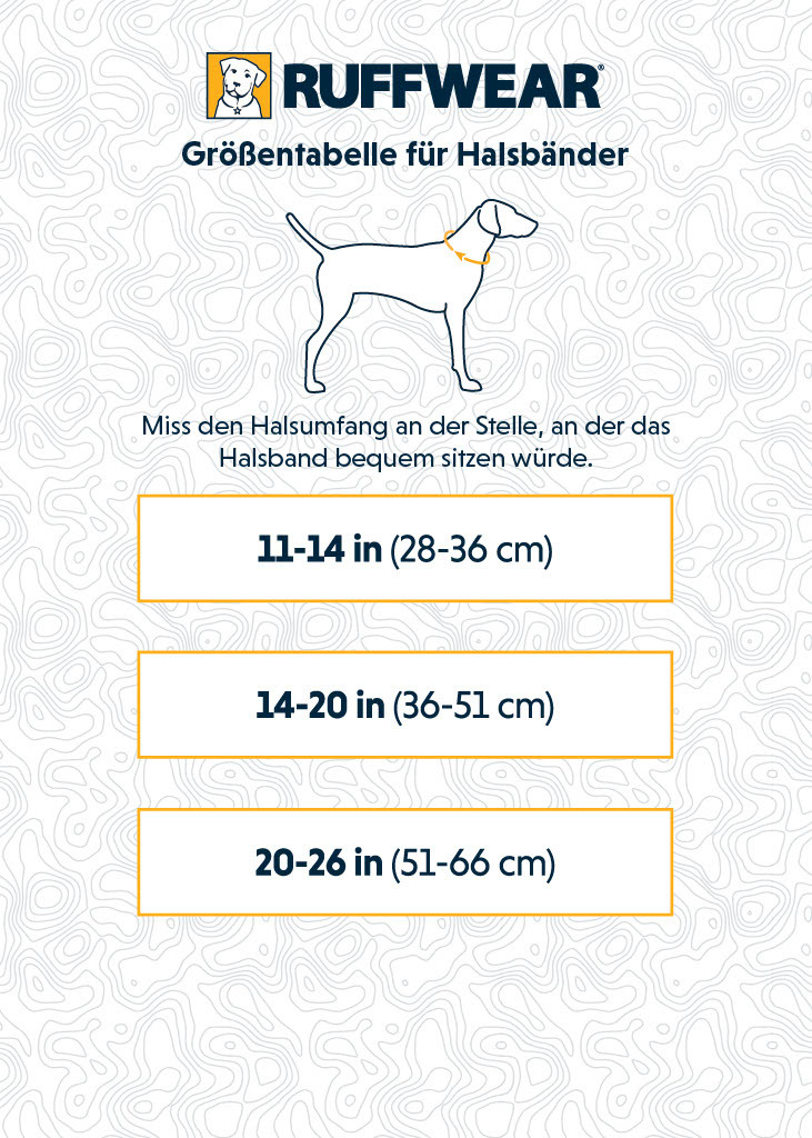 Ruffwear Hundehalsbänder Ruffwear Hundehalsband Crag™ blau/ türkis L