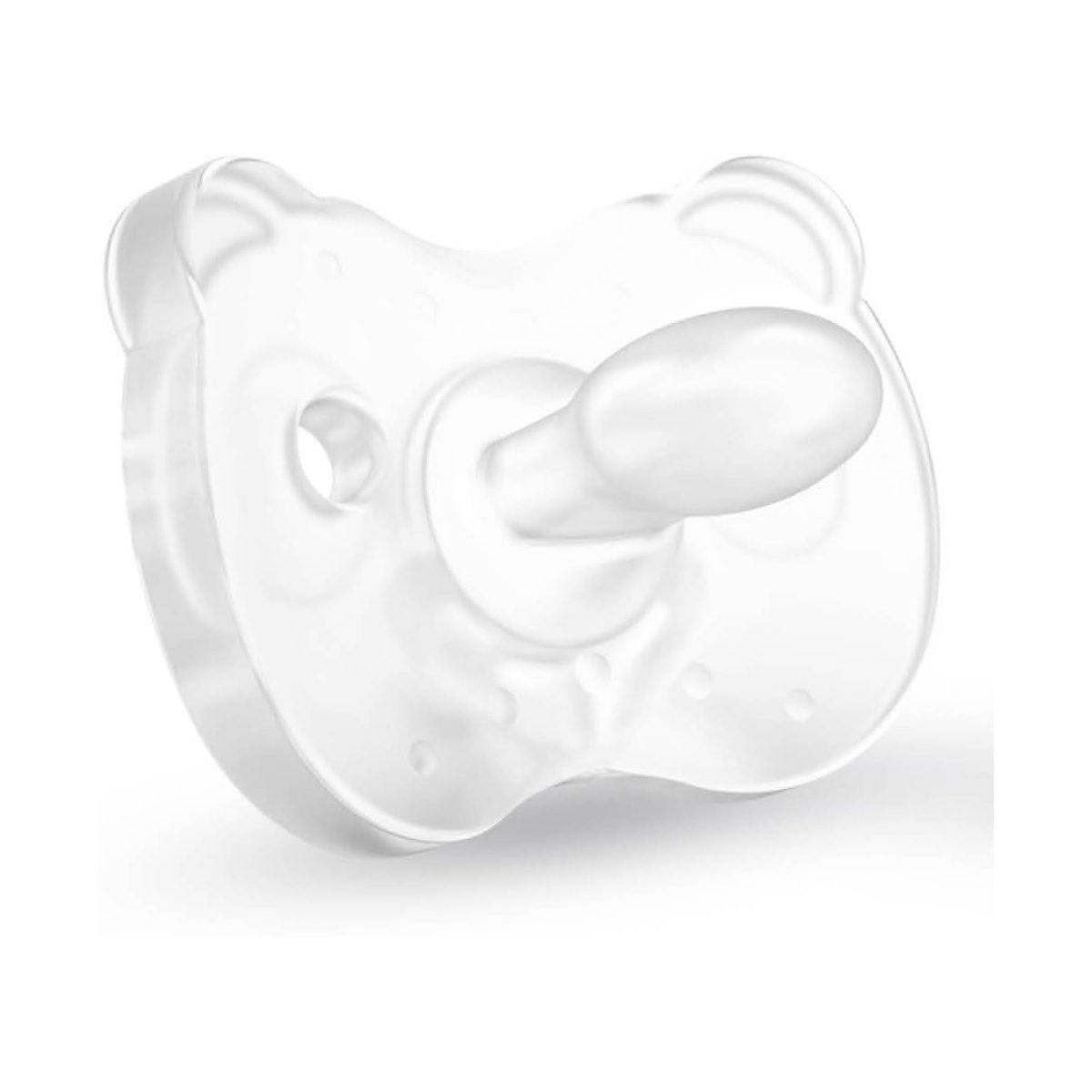 Schnuller Soft Silicone, Gr. 1, transparent