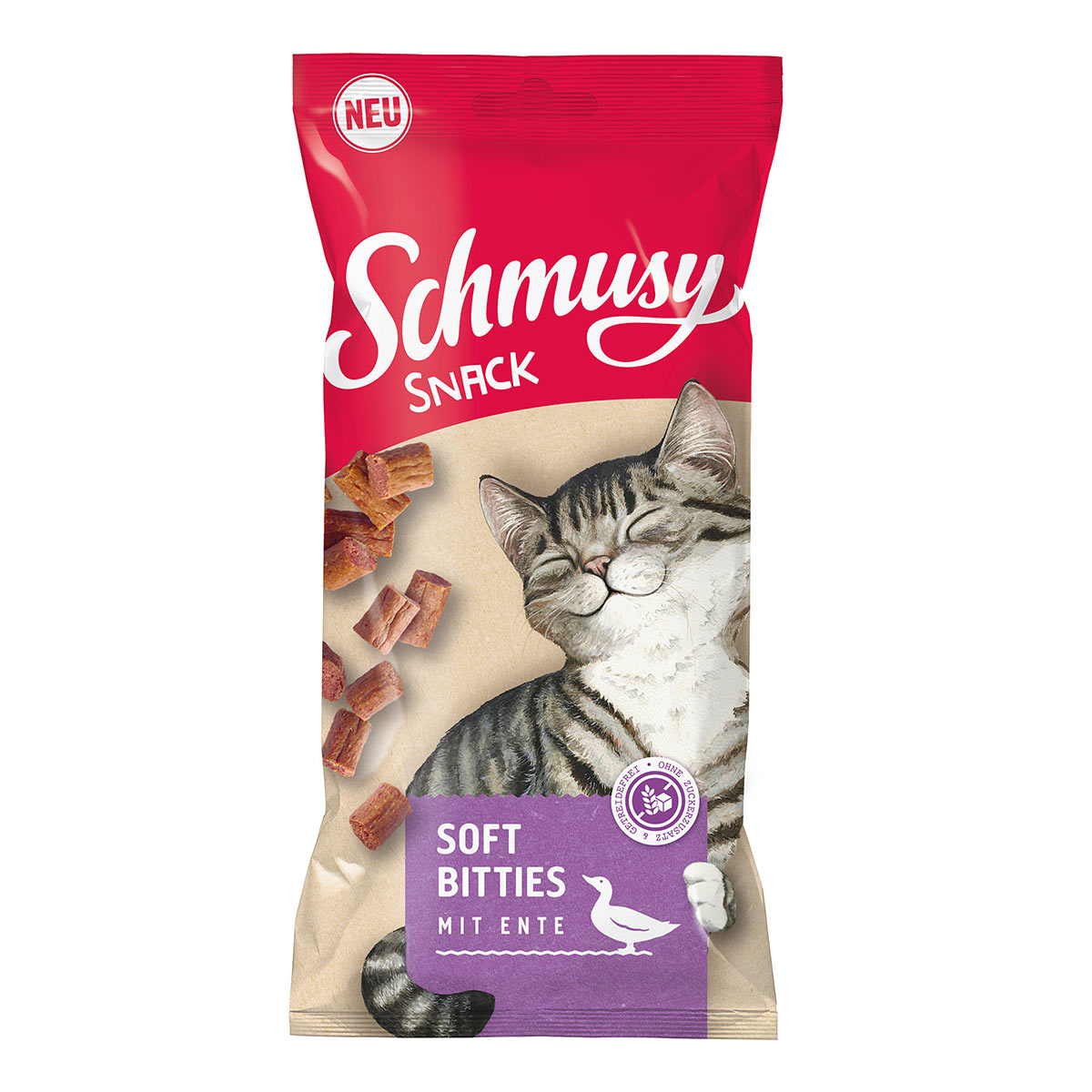 Schmusy Snack Soft Bitties mit Ente günstig kaufen