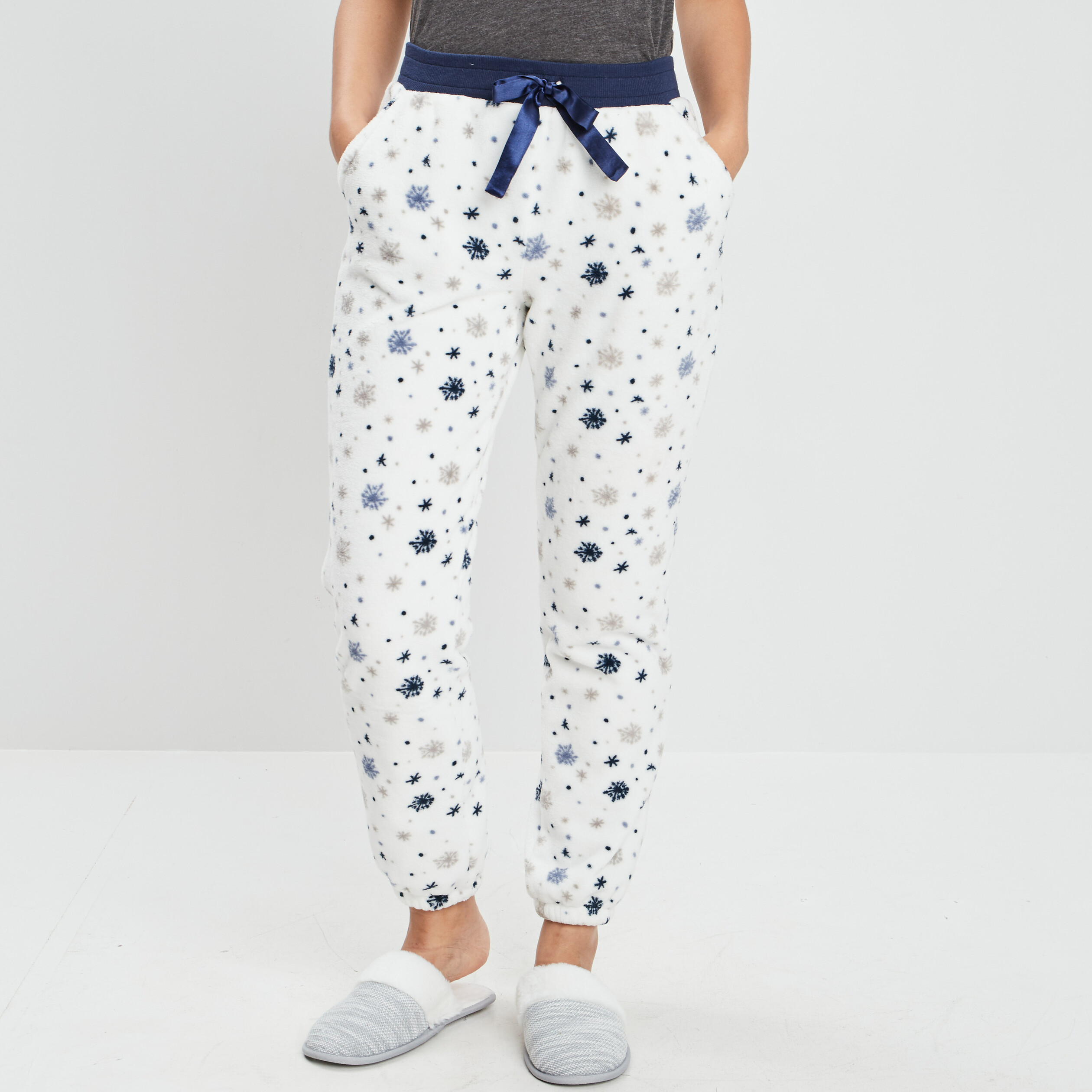 Pantalon de pyjama ecru femme | La Halle