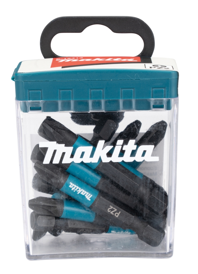 Accessoires Makita E-12413 Embout de tournevis à percussion noir PZ2 x 50 mm (lot de 10)