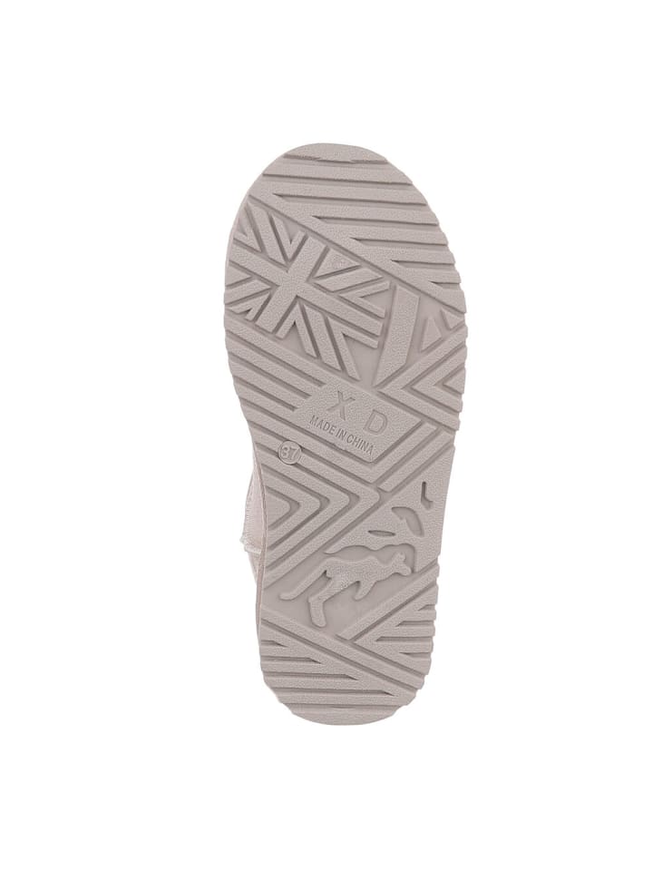 Ital-Design Stiefelette in Beige günstig kaufen