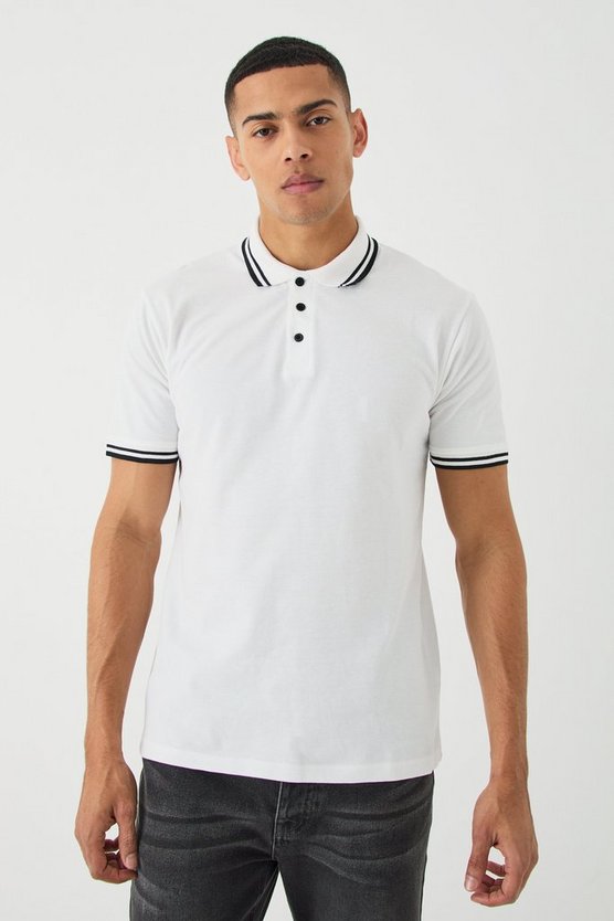 Slim-Fit Pique Poloshirt