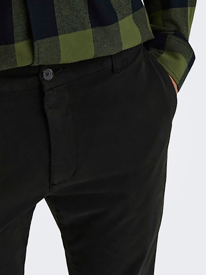 ONLY & SONS Chino in Schwarz günstig kaufen