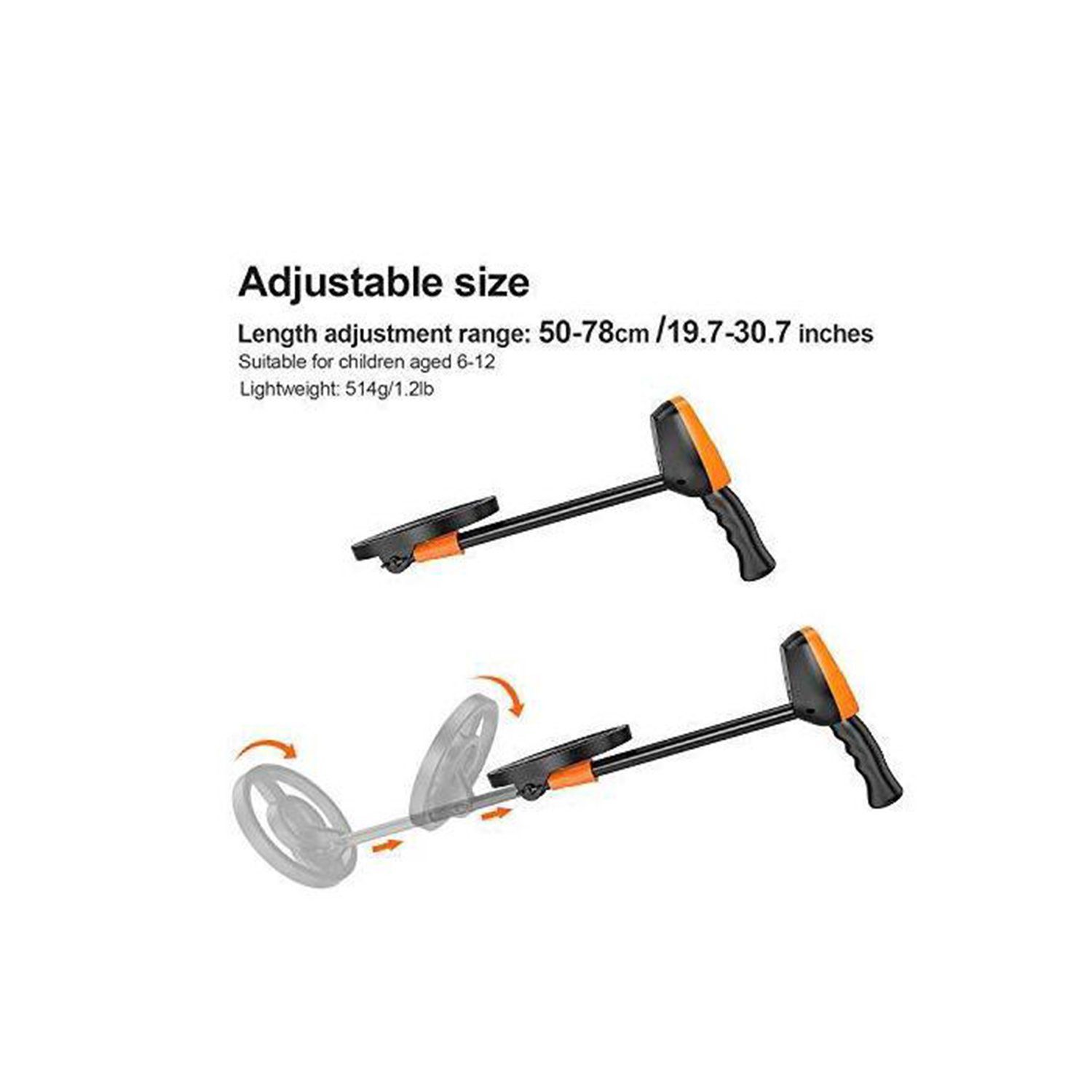TACKLIFE Metalldetektor, Kinder Metalldetektor mit LCD-Display