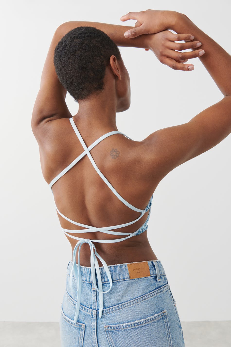 Butterfly sequin top