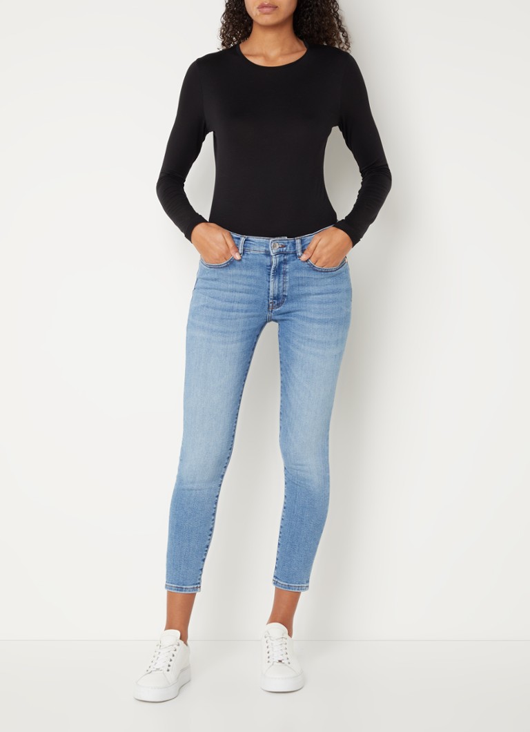 Blugi HUGO BOSS 932 cu talie medie, croială slim, spălare medie
