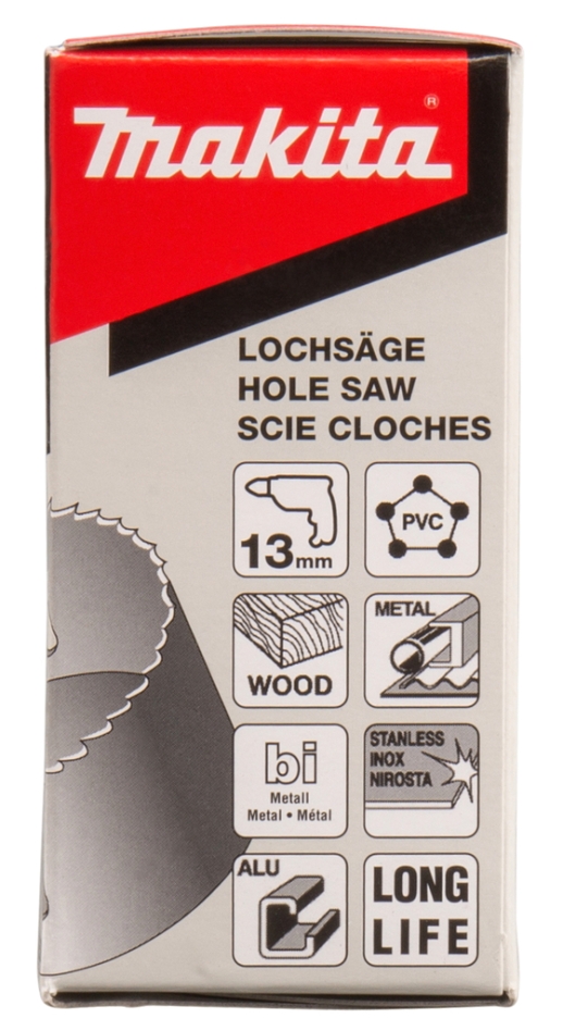 Makita Zubehör P-34936 Lochsäge 16 mm HSS Bimetall Weiß