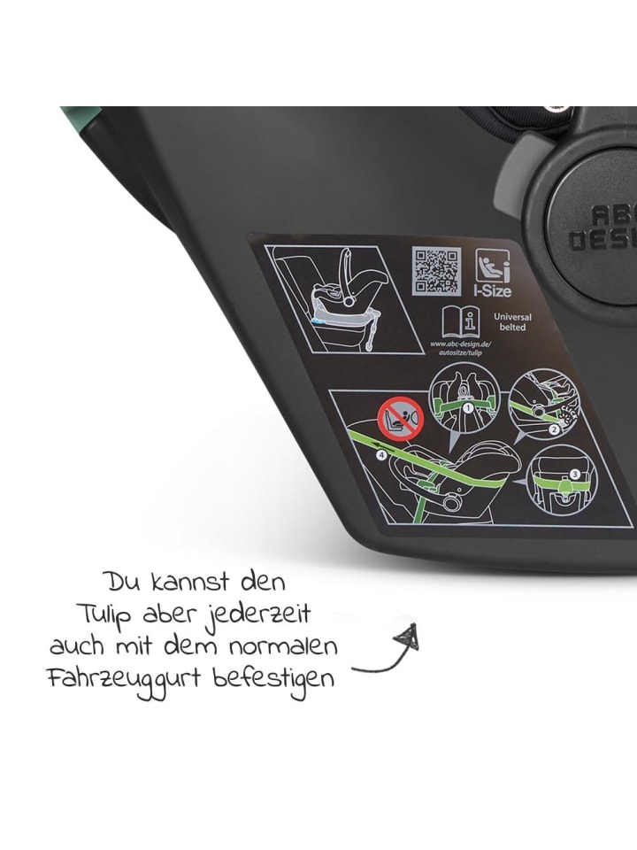 ABC-Design Babyschale Tulip (Autositz Gruppe 0  / i-Size) - Bubble in schwarz günstig kaufen onesize