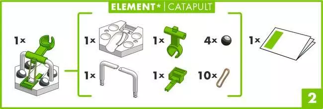 GraviTrax Element Catapult - Kugelbahn-Erweiterung für Kinder ab 8 Jahren