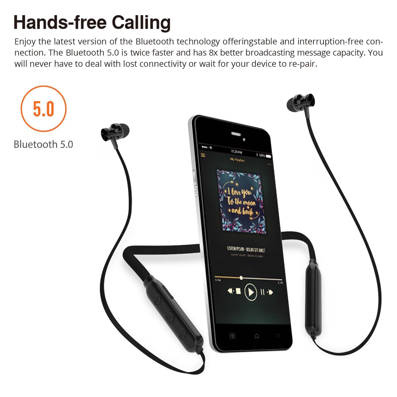 RIVERSONG Stream N+ Ohrhöhrer wireless In-Ear-Kopfhörer (Kopfhörer, Bluetooth, hoher Tragekomfort, HD-Sound, IPX4 Wasserdicht und staubdicht)
