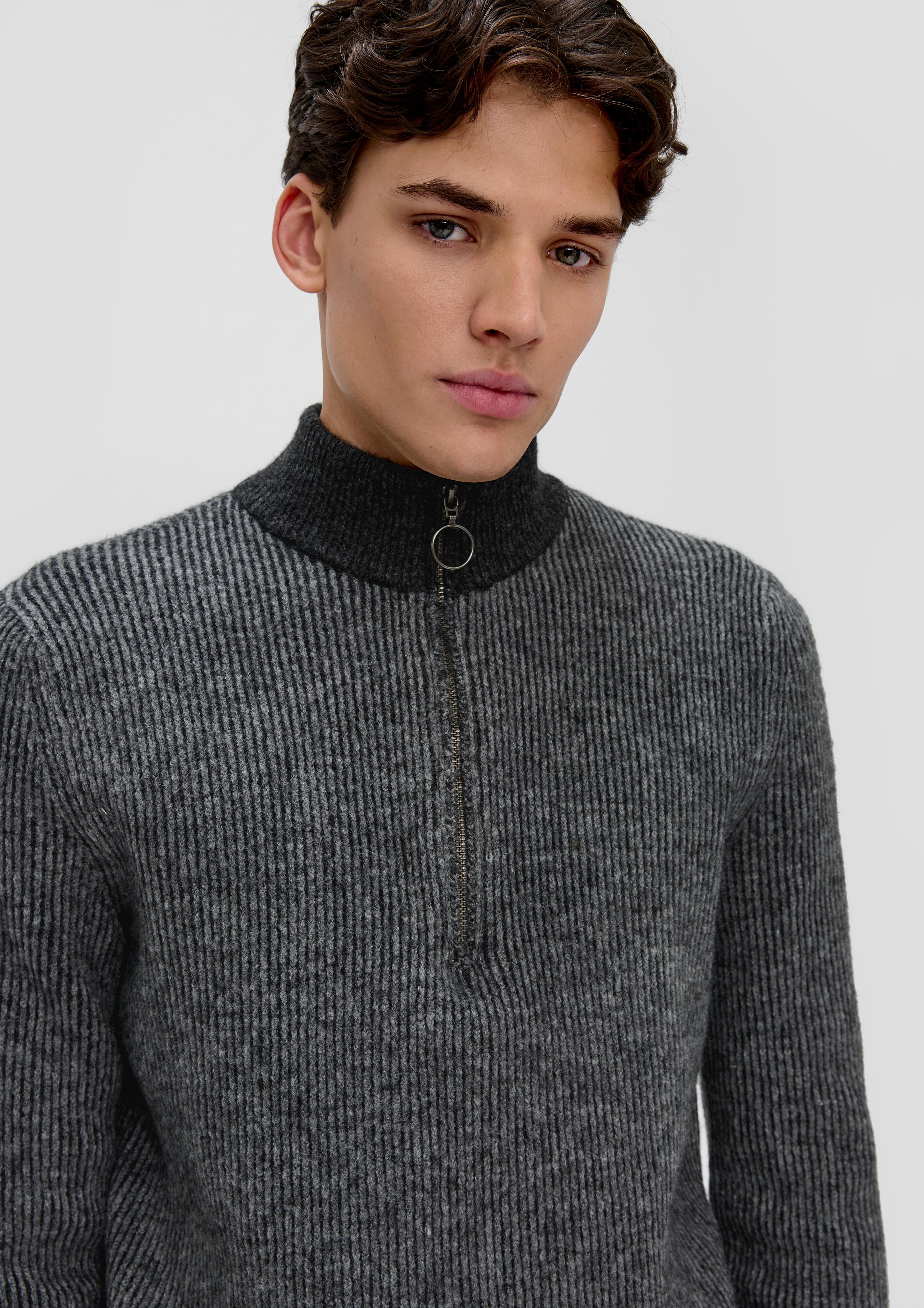 Strickpullover mit Rippstruktur  2138586-99W0