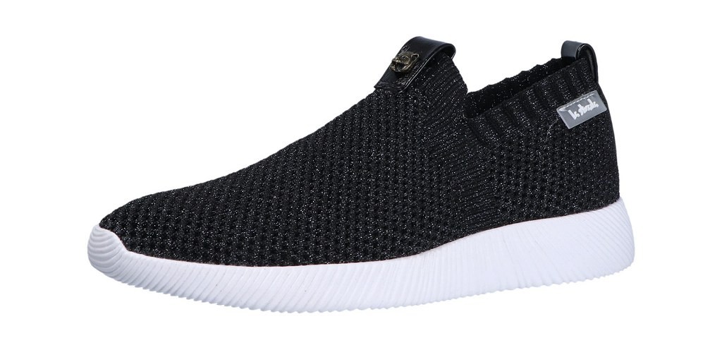 LA STRADA Komfort Slipper schwarz