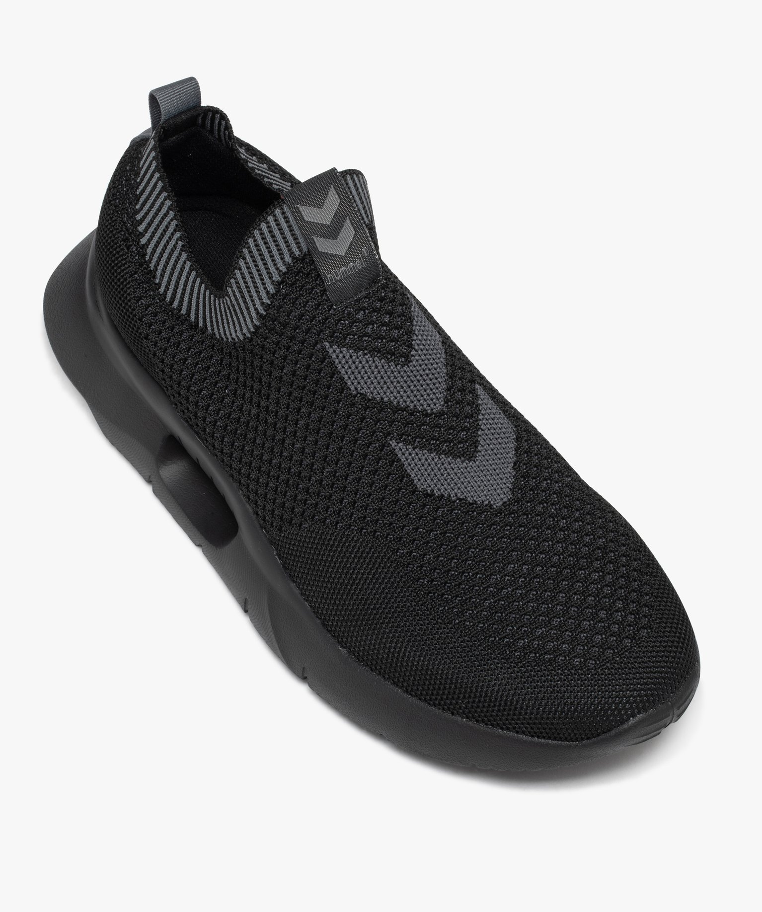 Baskets homme unies en mesh sans lacets - Hummel noir | GEMO