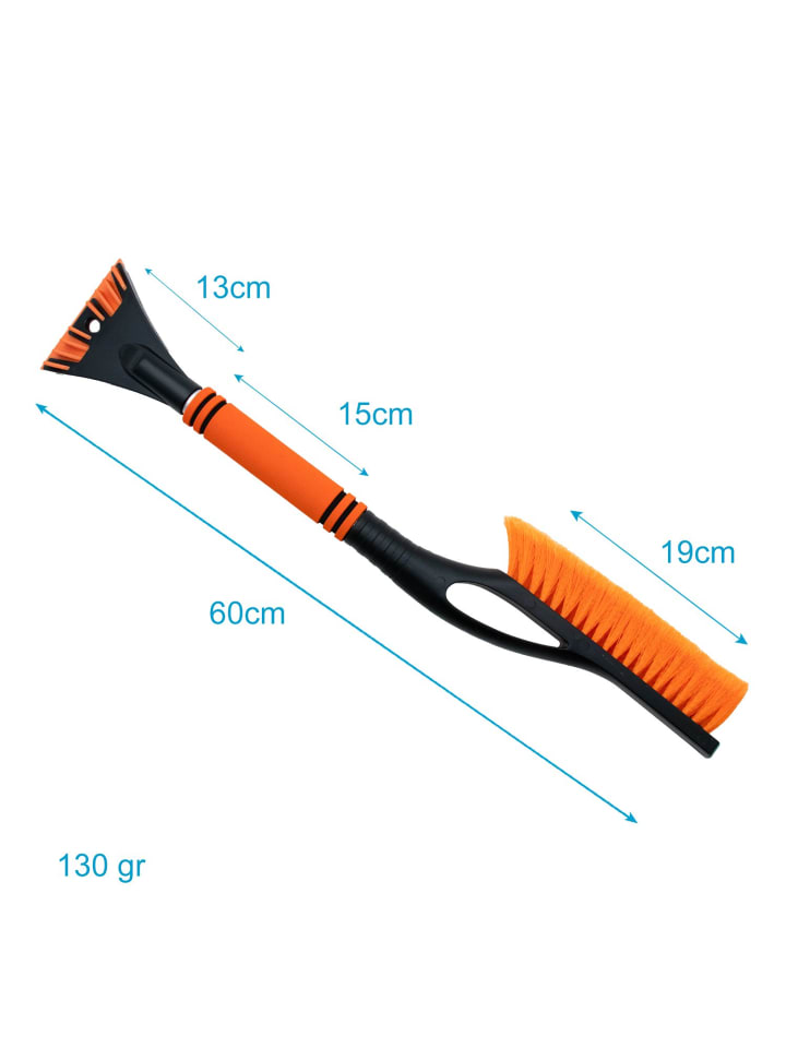 Intirilife 2-in-1 Eiskratzer Schneebürste in Orange - Schwarz günstig kaufen onesize