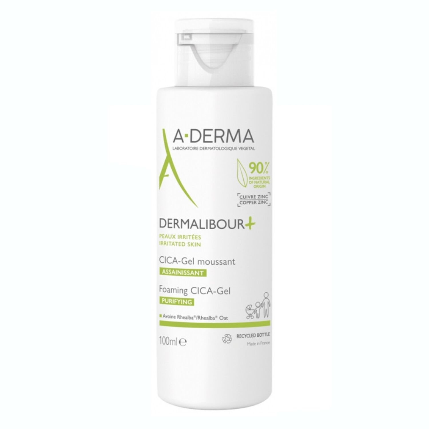 a-derma Dermalibour + Cica Gel Moussant Assainissant