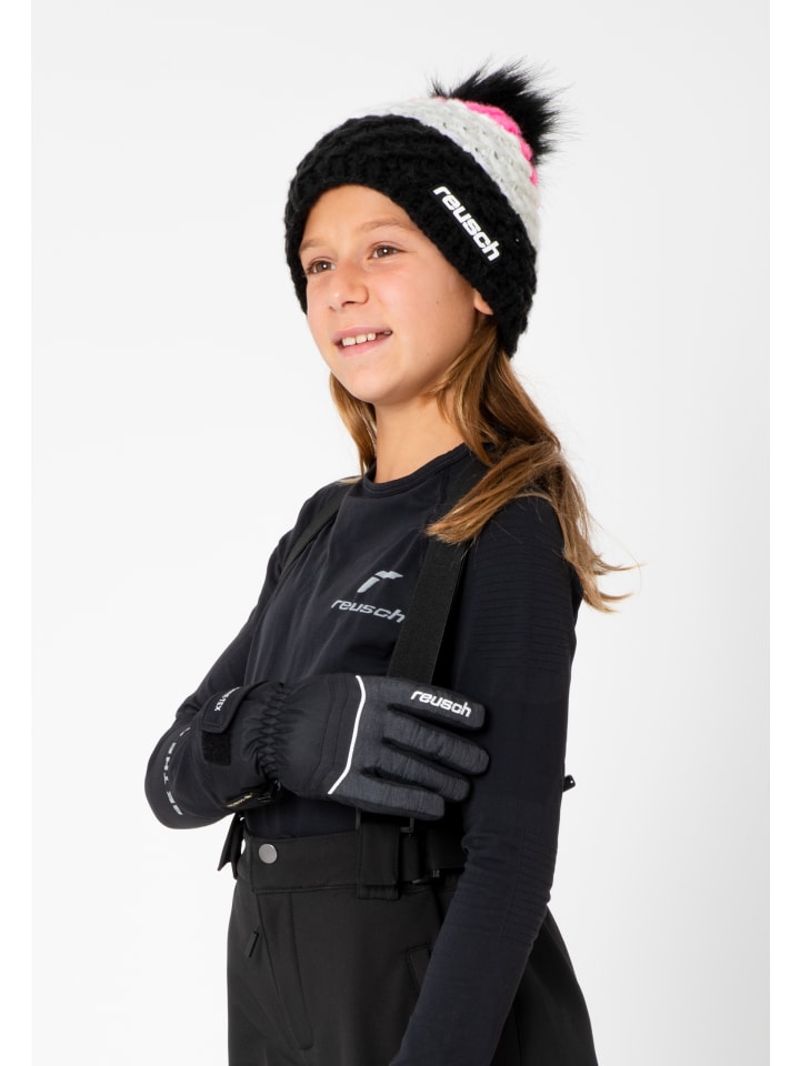 Reusch Fingerhandschuhe Teddy GORE-TEX in 7721 black/black melange günstig kaufen