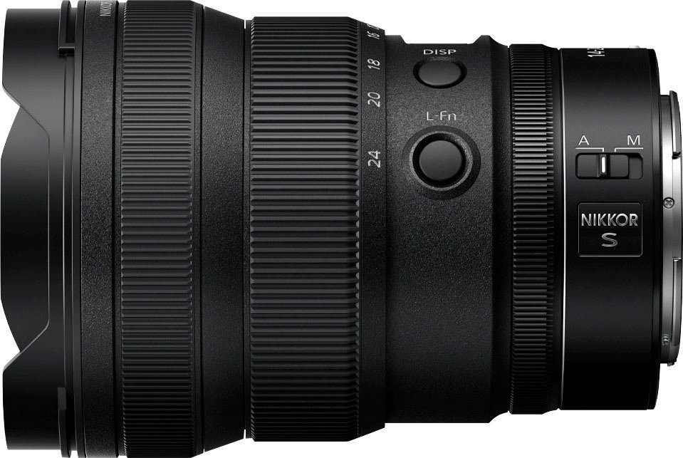 Nikon NIKKOR Z 14-24 mm 1:2.8 S Objektiv, (INKL. HB96, HB97, CL-C2)