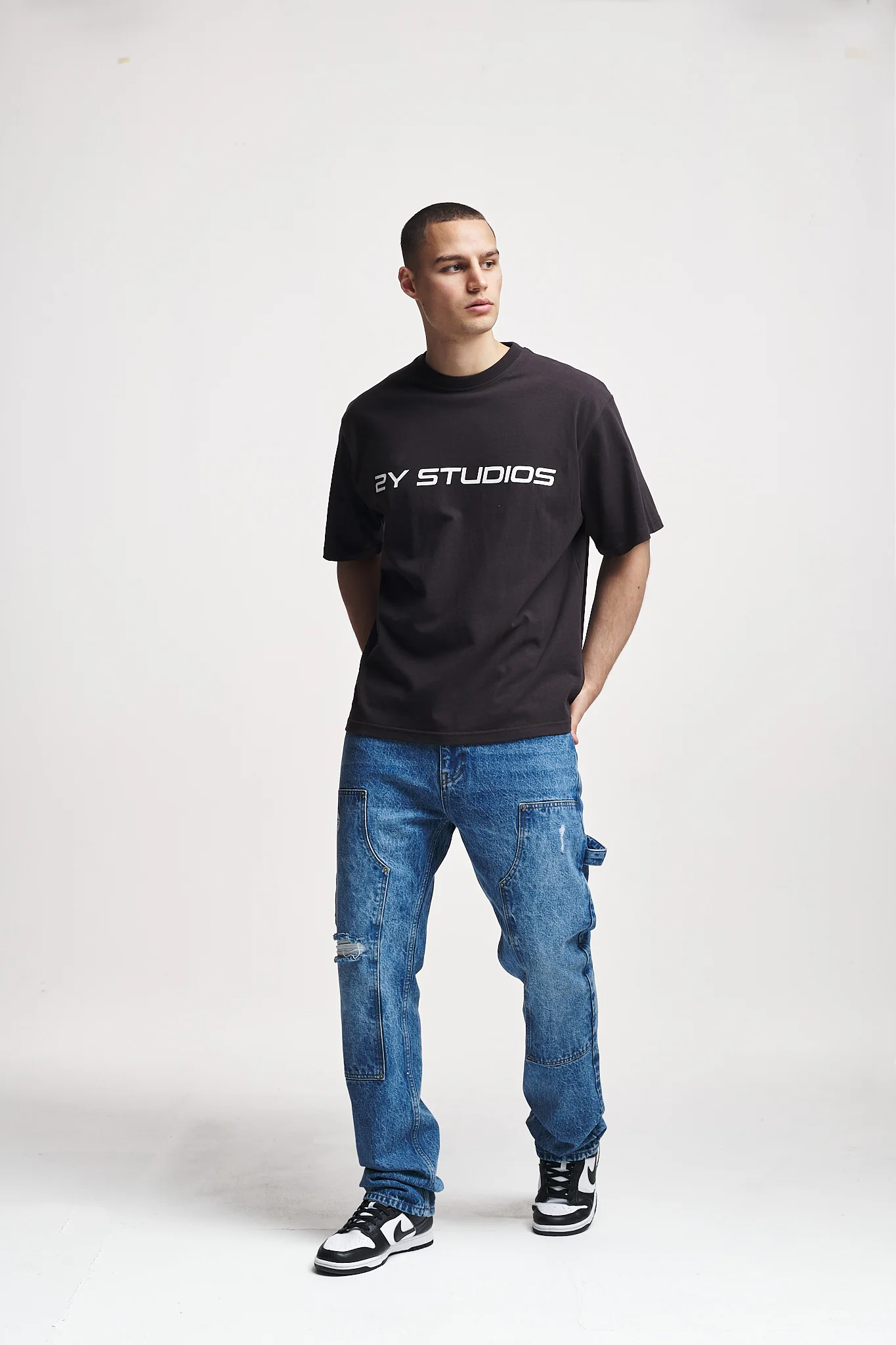 2Y Studios HALDOR CARPENTER STRAIGHT - Vaqueros pitillo