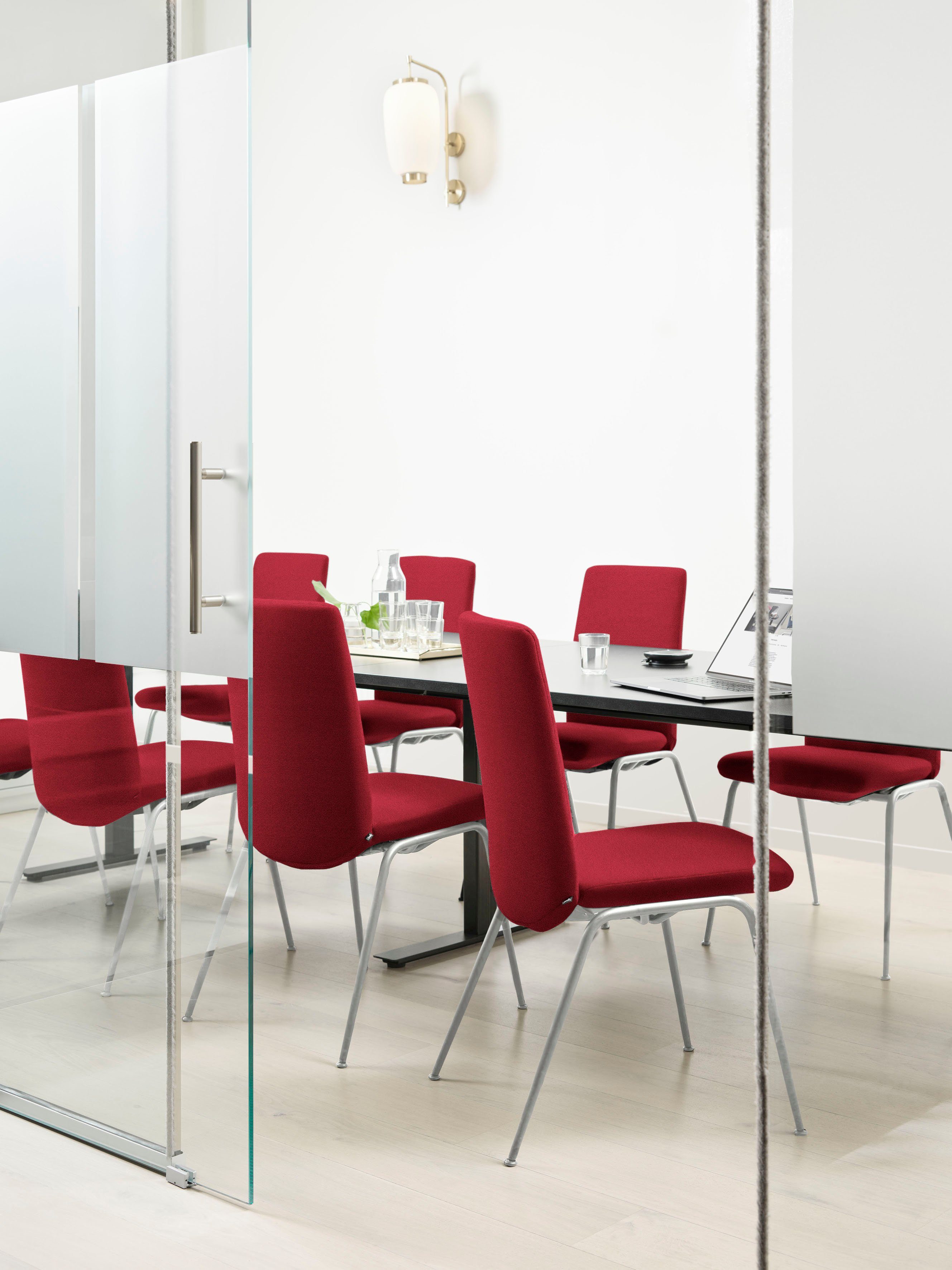 Stressless® Polsterstuhl Laurel, Low Back, Größe M, mit Beinen aus Stahl in Chrom glänzend