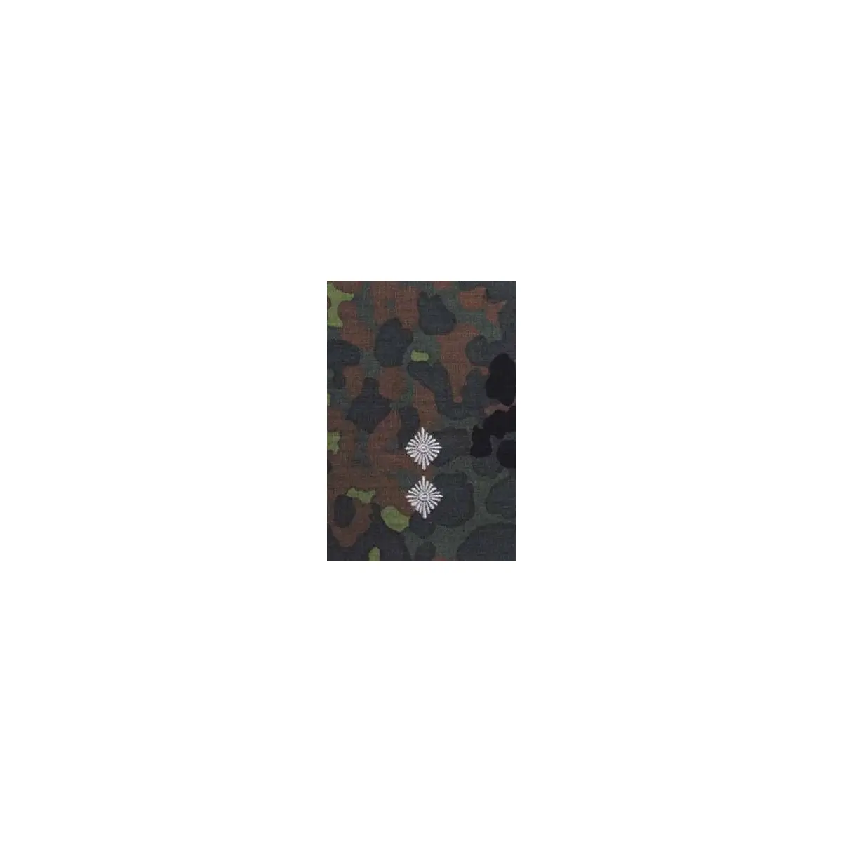 BW Rangabzeichen flecktarn/silber Oberleutnant