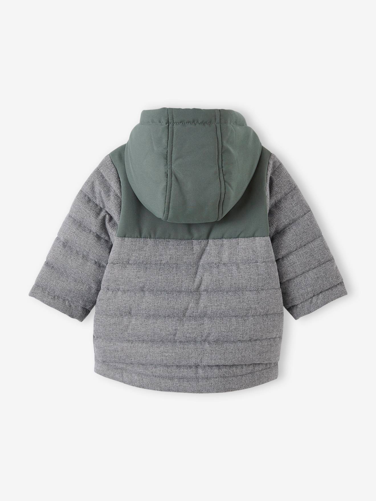 Parka 3 en 1 bébé garçon avec gilet amovible encre
