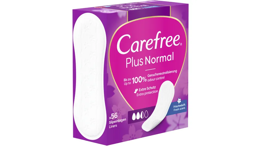 Carefree Plus Normal Slipeinlagen Frischeduft