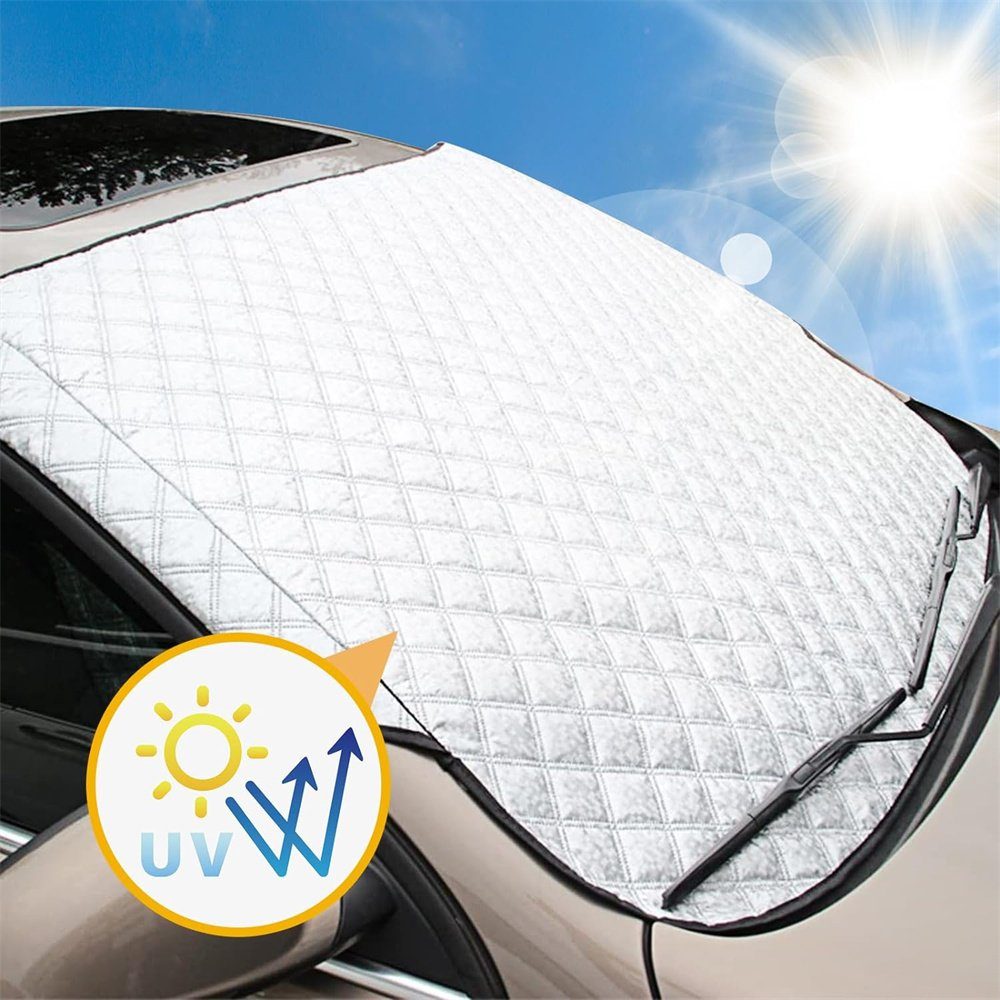 Runxizhou Autosonnenschutz Frostschutz Auto Frontscheibe Abdeckung 147X100CM, (1-St)