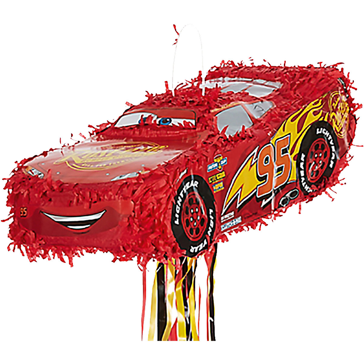 Pull-Pinata Cars Lightning McQueen, 46 x 16 x 19 cm