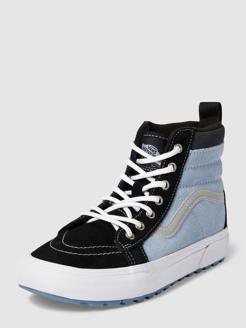 Sneaker mit Kontraststreifen Modell 'SK8-HI' in hellblau