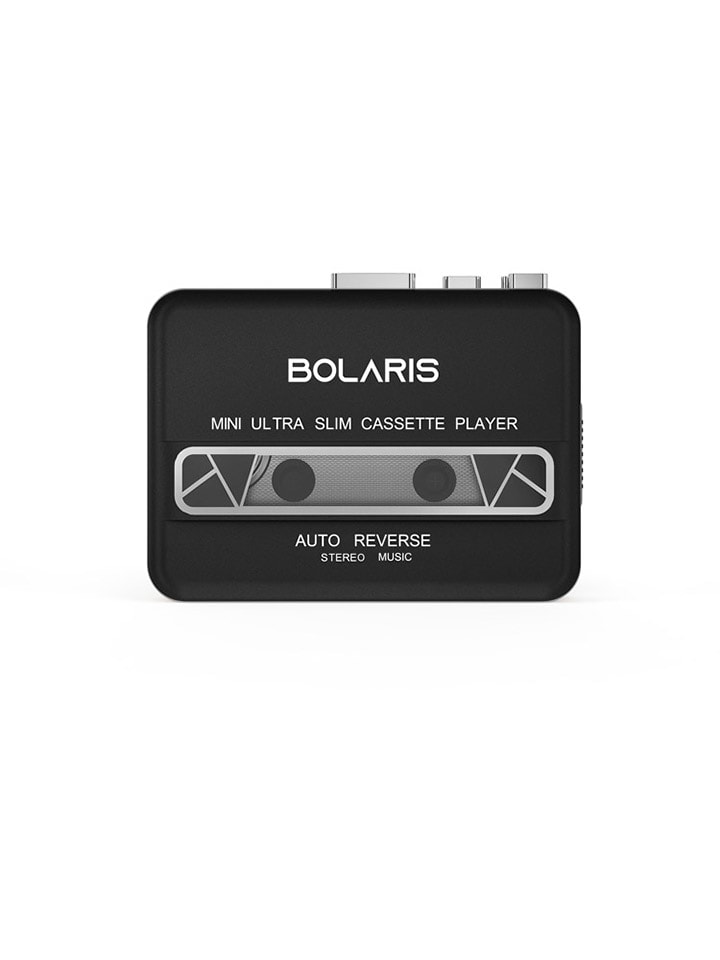 Bolaris Kassettenspieler in Schwarz - (B)11,7 x (H)8,8 x (T)3,4 cm günstig kaufen onesize