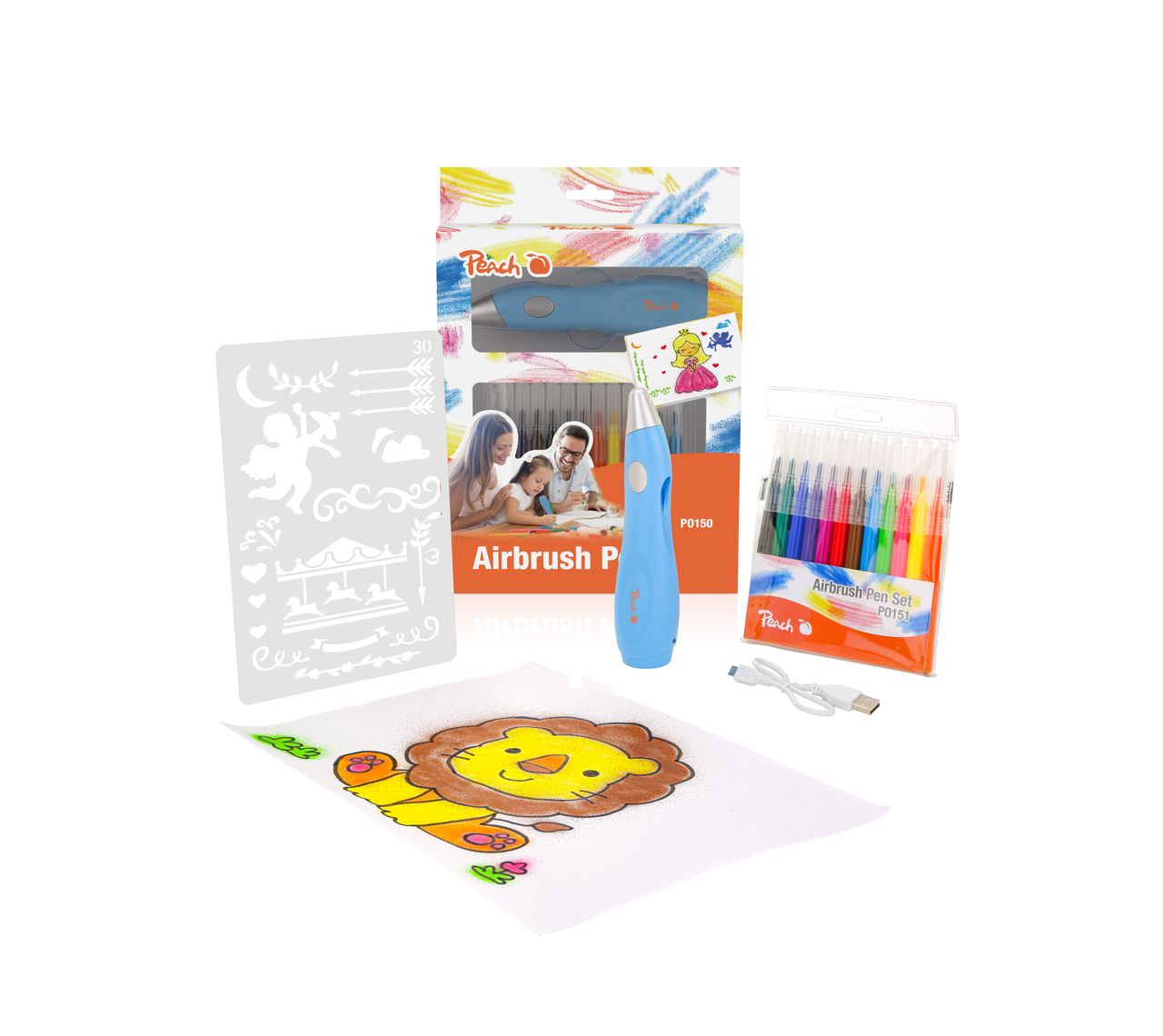 Peach Airbrush Set - PO150