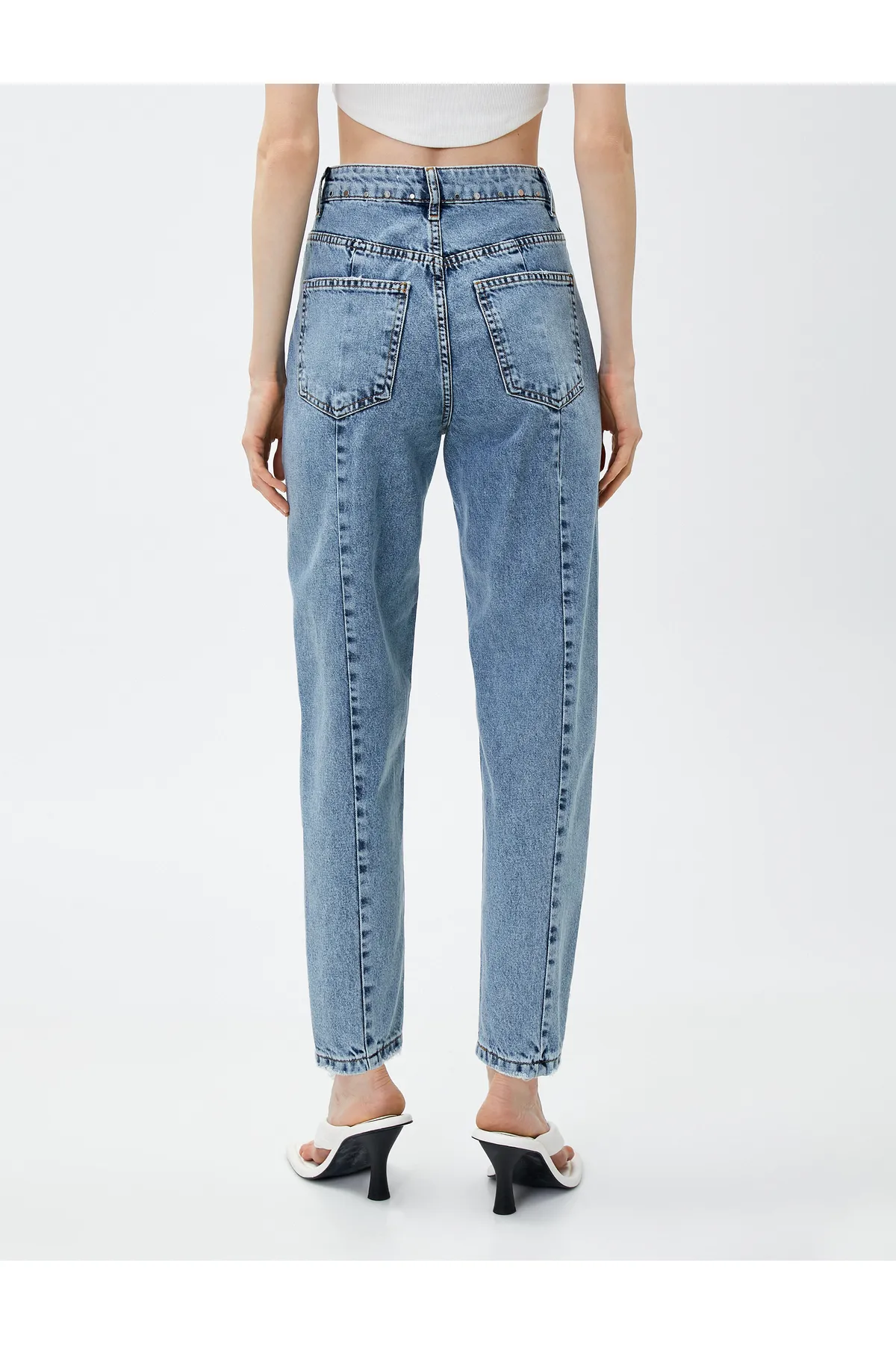 Koton  Jeans mit hoher Taille und kurzem Bein – Lucy Jean