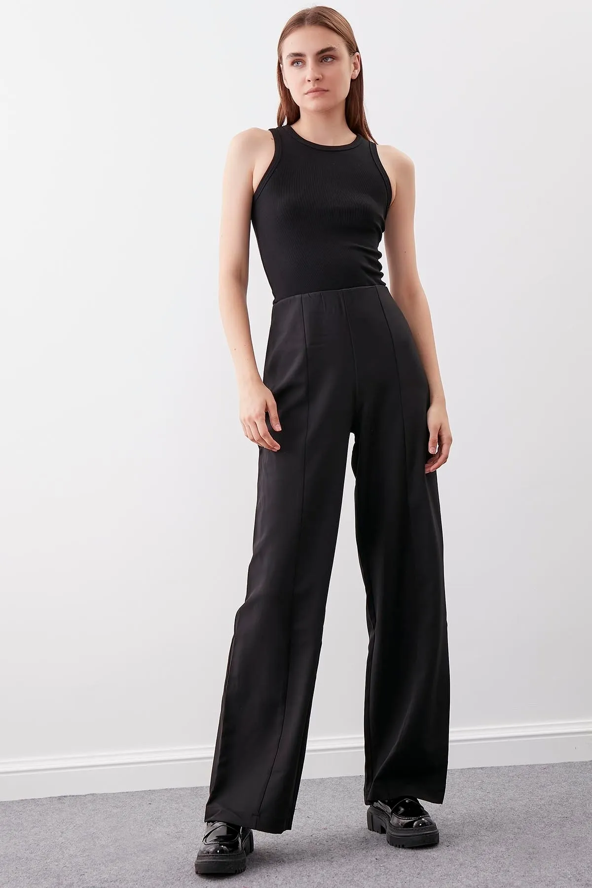 Vitrin  Hose mit hoher Taille und Reißverschlussnähten