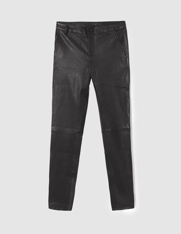 Pantalon cuir d'agneau femme