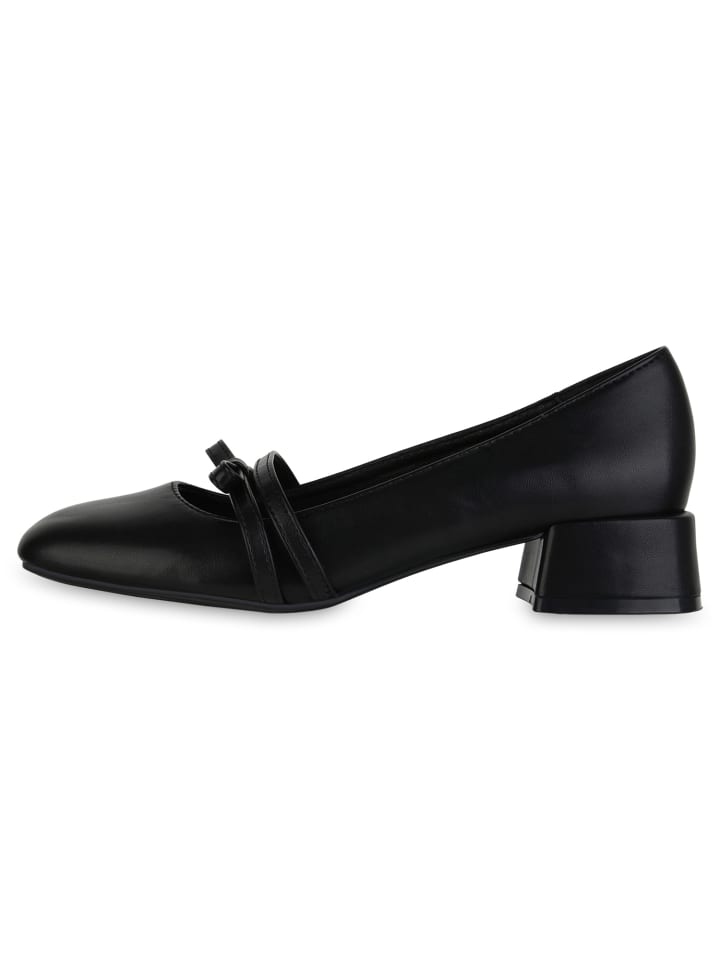 VAN HILL Riemchenballerinas Eleanor in Schwarz günstig kaufen