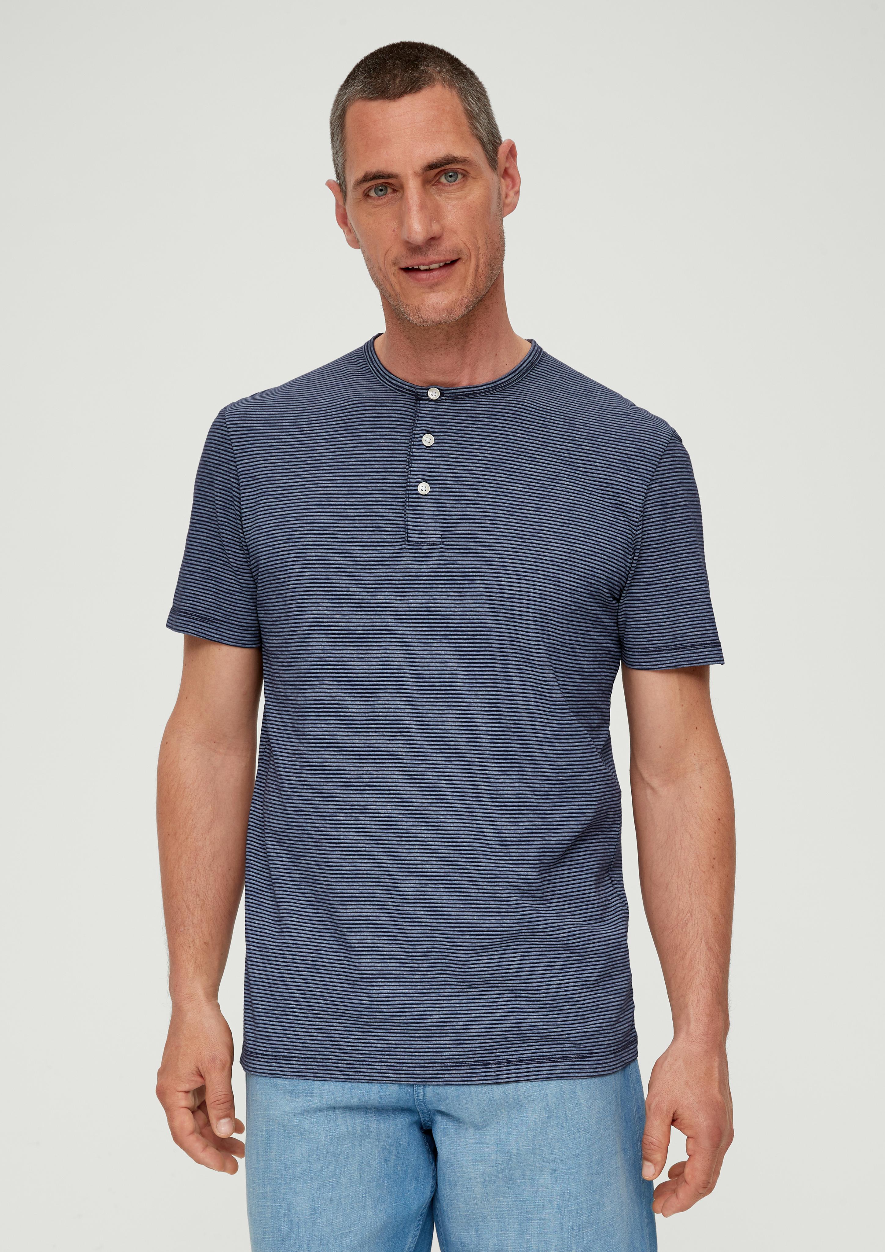 T-Shirt mit Henleyausschnitt  2131538-59G4