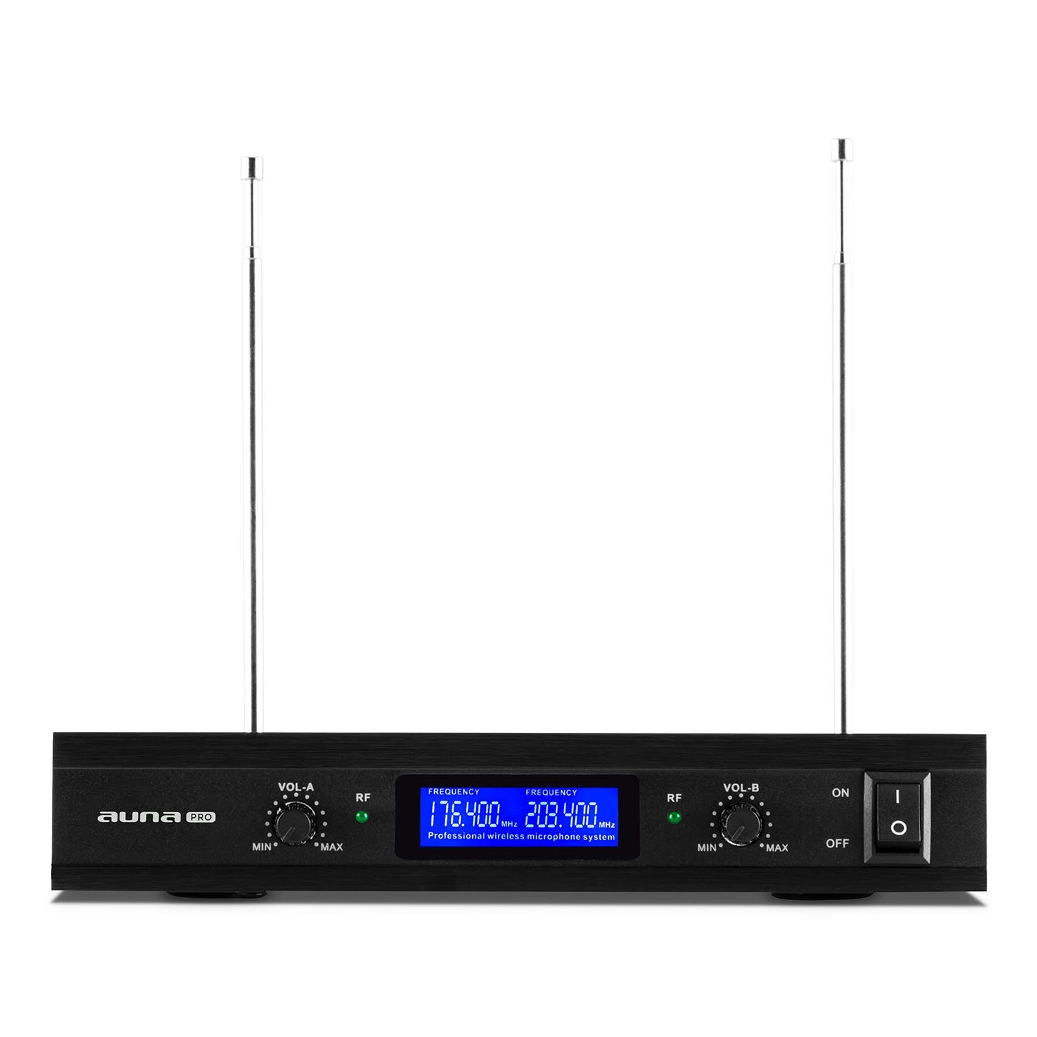 Auna Mikrofon VHF-400 Duo1 Funkmikrofon-Set