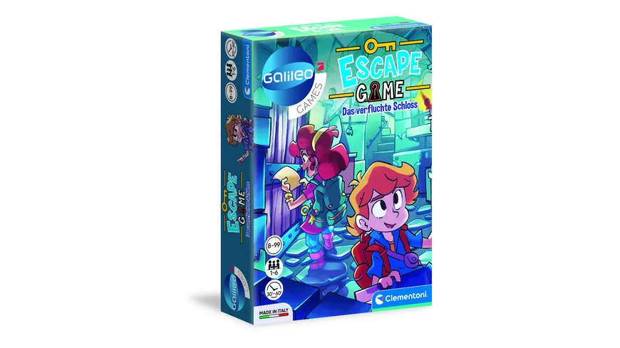 Clementoni - Escape Game - Das verfluchte Schloss