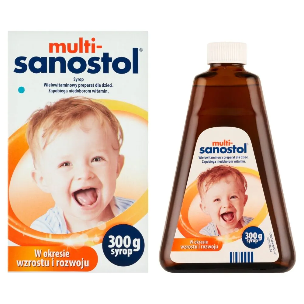 Multi-Sanostolas multivitaminų sirupas vaikams, 300 g