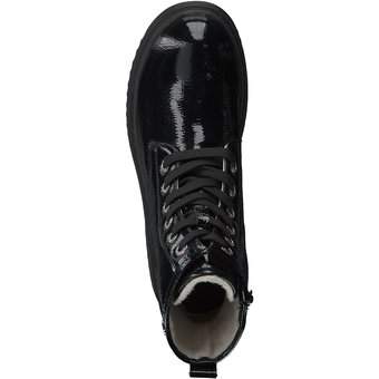 Barbarella Schnür Boots in schwarz