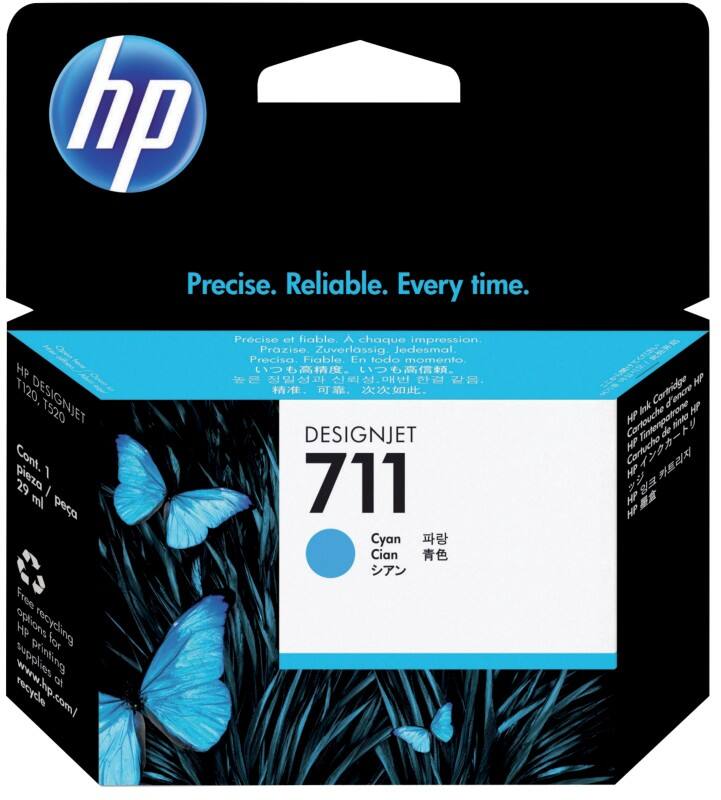 HP 711 Original Tintenpatrone CZ130A Cyan