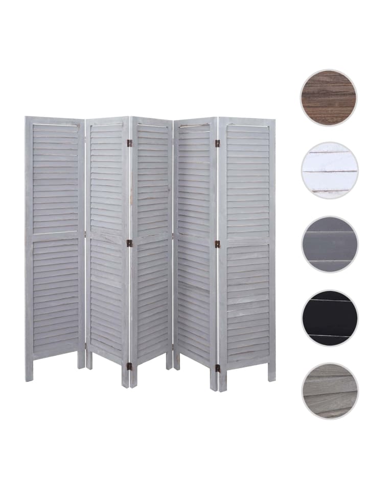 MCW Paravent G30 im Shabby-Look, Grau günstig kaufen onesize