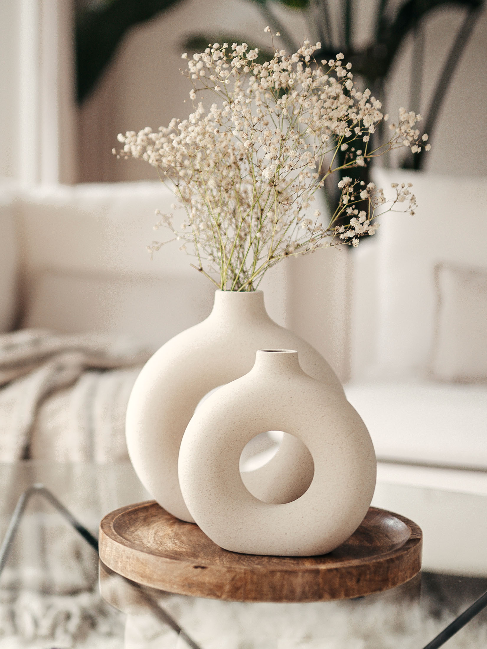 Hulao Vase, Mattweiss