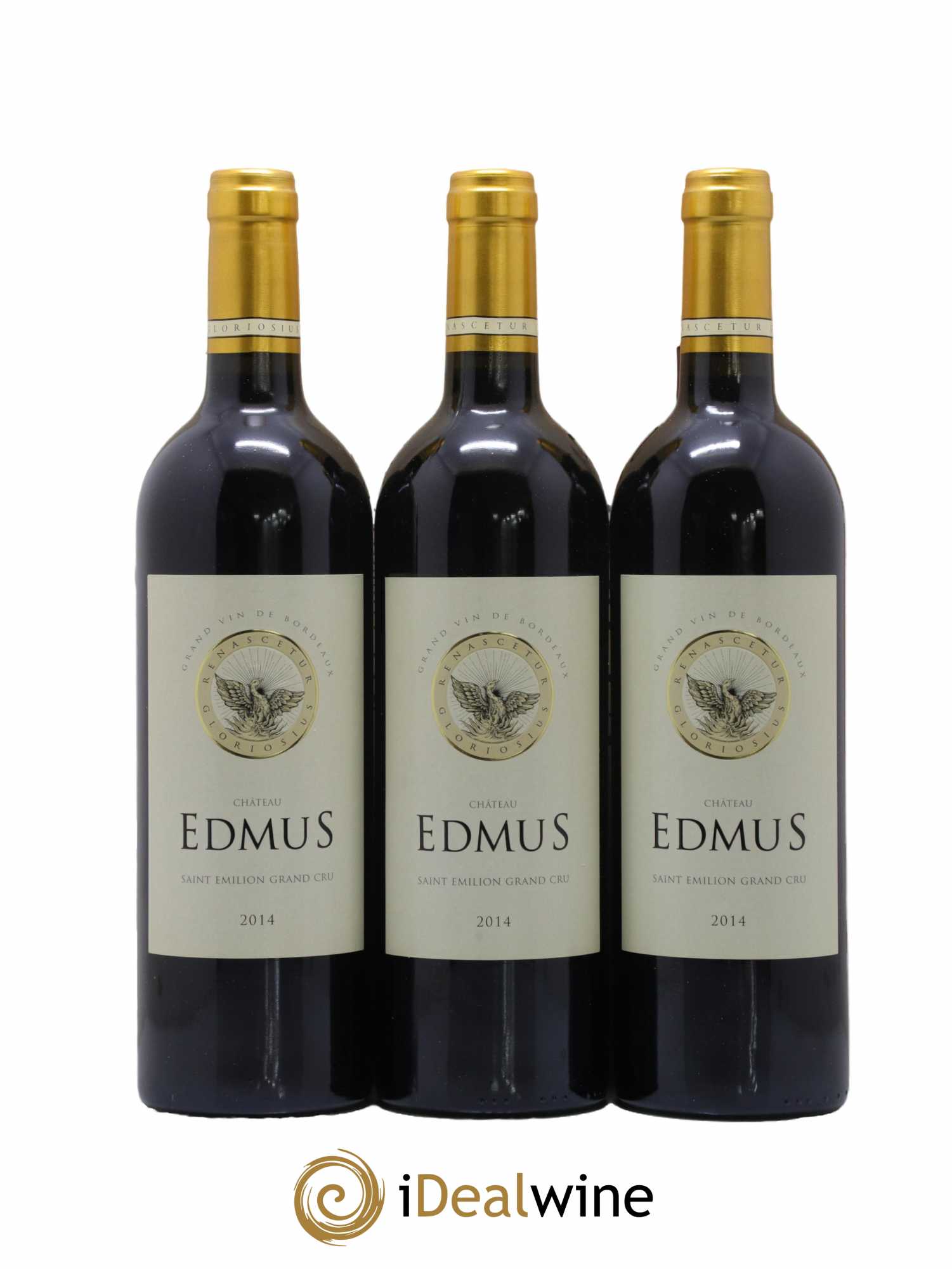 Château Edmus Grand Cru  2014 - Lot de 3 Bouteilles