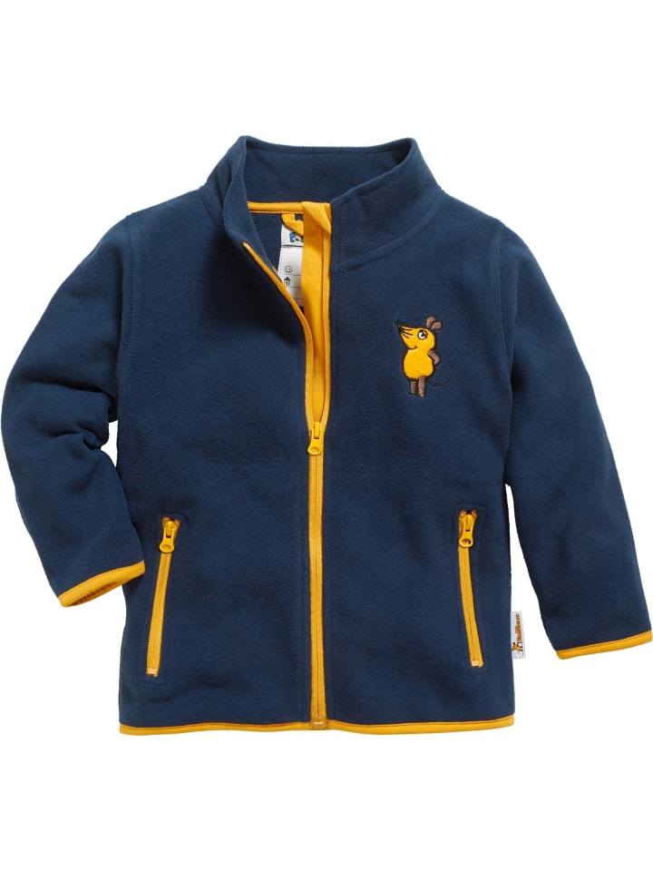 Playshoes Fleece-Jacke DIE MAUS in Marine günstig kaufen